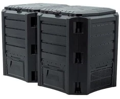 Komposto dėžė Prosperplast Module Compogreen 800 L, juodos spalvos