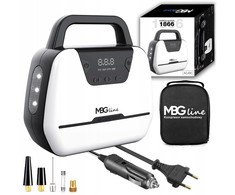 kompresorius automobilinis Mbg Line kompresorius 12V / 230V LED siurblys su LCD ekranu