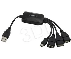 Šakotuvas USB 2.0 4 prievadų Esperanza EA-114