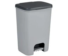Šiukšliadėžė Curver Essentials, pilka, 40 l, 55 cm x 37.5 cm