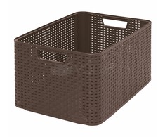 Daiktadėžė CURVER, 30 l, ruda, 43,6×32,6×23 cm