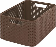 Daiktadėžė CURVER, ruda, 38,6×28,7×17 cm