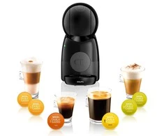 Krups Nescafé kapsulinis Kavos aparatas Dolce Gusto Piccolo XS KP1A3B10 Manual, 1600 W, Juodas