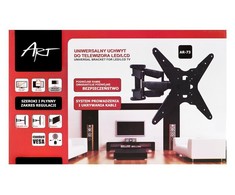 ART RAMT AR-73 Laikiklis AR-73 LCD/LED 19-55 35kg reg. vertikali / lygi dviguba ranka