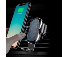 Baseus Gravity automobilinis laikiklis su belaidžiu Qi įkrovimu - Juodas