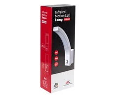 Sieninis šviestuvas MACLEAN MCE244S Maclean MCE244S LED lempa su infraraudonųjų spindulių judesio jutikliu 140 750lm 9m diapazonas IP54