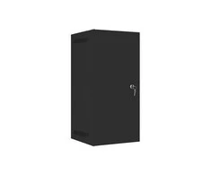 LANBERG Rack spintelė 10 colių sieninis laikiklis 12U 280x310 juodas su metalinėmis durelėmis butas paketas