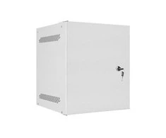 LANBERG Rack spintelė 10 colių sieninis laikiklis 6U 280x310 pilkas su metalinėmis durelėmis buto paketas