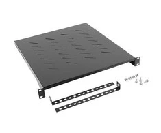 LANBERG AK-1005-B fiksuota lentyna 19 800mm 1U/483x500mm max keliamoji galia iki 25kg juodas