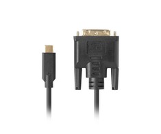 LANBERG Cable USB-C M ->DVI-D 24+1 M 3m juodas