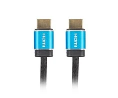 LANBERG HDMI M/M v2.0 cable 1m CU juodas box premium certificate