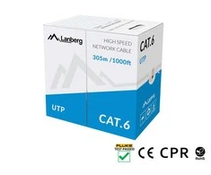 LANBERG LCF6-11CU-0305-S Lanberg FTP vijos kabelis CU, kat. 6, 305m, pilka