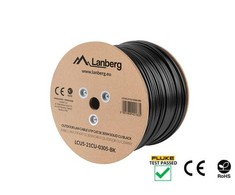 Tinklo Kabelis - Lanberg 305m Cat.5e Cu