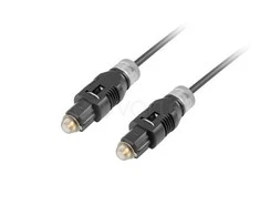 LANBERG CA-TOSL-10CC-0010-BK TosLink M/M optinis kabelis 1M Juodas
