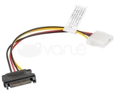 LANBERG CA-SAHD-10CU-0015 kabelis SATA galia M ->MOLEX F 15cm