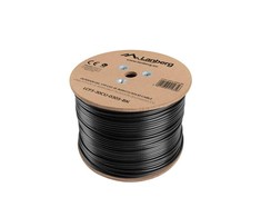 LANBERG LCF5-30CU-0305-BK Lanberg FTP kietas lauko gelis. kabelis, CU, cat.5e, 305m, pilkas