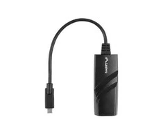 LANBERG NC-1000-02 Adapteris Lan Card USB Typ-C 3.1 – RJ45 1GB ant kabelio