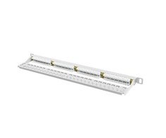 LANBERG PPU6-0024-S Lanberg Patch Panel 24 prievadas 0,5U, kat. 6, pilkas