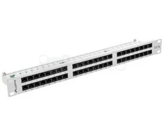 LANBERG PPU5-1048-S Lanberg Patch Panel 48 prievadas 1U, kat. 5e, pilkas