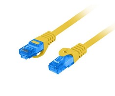 LANBERG patchcord kat.6A FTP LSZH CCA 10m geltona