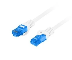 LANBERG patchcord kat.6A FTP LSZH CCA 2m baltas