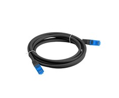 LANBERG patchcord cat.6A FTP LSZH CCA 2m juodas