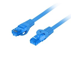 LANBERG patchcord cat.6A FTP LSZH CCA 3m mėlynas