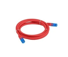 LANBERG patchcord kat.6A FTP LSZH CCA 5m raudona