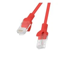 LANBERG PCU6-10CC-0050-R Patchcord RJ45 kat. 6 UTP 0,5m raudona