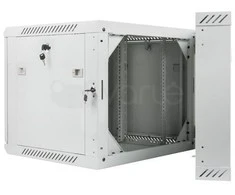 LANBERG WF02-6609-10S sieninis dvigubos sekcijų stelažas 19 colių plokščias paketas 9U/600x600mm pilkas