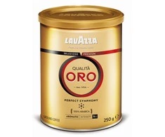 Kava LAVAZZA ORO, malta, 250 g, metalinėje dėžutėje