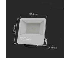 V-tac 100W LED prožektorius, juodu korpusu, 4000K