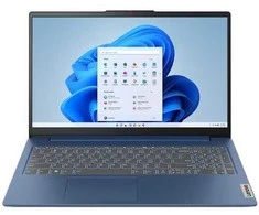 Nešiojamas kompiuteris Lenovo IdeaPad Slim 3 15AMN8 Ryzen 3 7320U 15.6" FHD IPS 300nits AG 8GB LPDDR5 DDR512 Radeon 610M Graphics Win11 Abyss Mėlyna