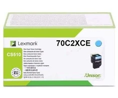 Lexmark 70C2XCE (702XC) Toneris kasetė, žalsvai mėlyna, 4000 puslapių