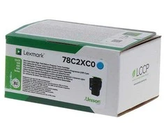 Lexmark 78C2XC0 kasetė lazeriniams spausdintuvams, Žydra (5000 puslapių)
