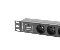 LANBERG PDU-03E-0200-BK PDU 10 1U 16A 3x 230v PL 2m Juodas