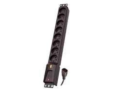Maitinimo Blokas - LESTAR LZRM 810 BW G-A K.:CZ 3M PDU 8x UTE 10A Juodas