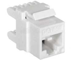 Q Lantec Alantec MKN-U5-1 laido jungtis RJ45 Baltos