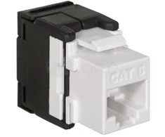 Q Lantec Keystone Modulis - Alantec MKB-U6-1 RJ-45 250MHz Juodas