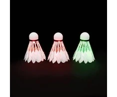 Badmintono plunksniukai Nils NBL6223, LED, 3 vnt.
