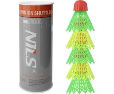 NBL6595 CROSSMINTON NYLON SHUTTLECOCKS LED 5 PCS. NILS