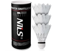 Badmintono plunksniukai Nils NBL6203, 3 vnt.