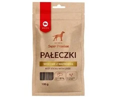 MACED jautienos lazdelės su kepenėlėmis - skanėstas šuniui - 100g