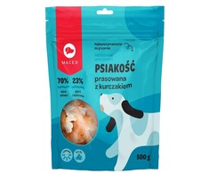 Maced MACED SM kaulas presuotas balta su vištiena 500g
