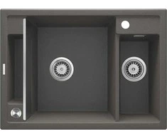 Deante granitinė virtuvinė plautuvė su magnetais Deante Magnetic ZRM T503, Anthracite