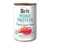 Šunų Maistas - Brit Mono Protein Tunas Su Saldžiosiomis Bulvėmis 400g
