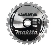 Makita T.C.T. pjūklas MAKBLADE 190X2.2X20mm 5° T24 B-08894 T.C.T • 190 x20 mm • T24 • 5° • Medienai