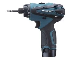 Suktuvas Makita DF030DWE; 10,8 V; 2x1,3 Ah akum.