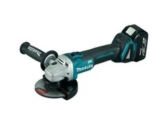 MAKITA KAMPINIS ŠLIFULĖLIS 18V‐125mm 3 x 5.0Ah LI-ION BEŠEPEČIŲ DĖKLAS MAKPAC DGA504RT3J