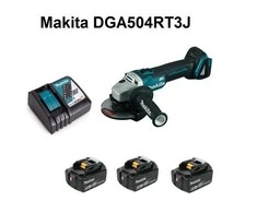 MAKITA KAMPINIS ŠLIFULĖLIS 18V‐125mm 3 x 5.0Ah LI-ION BEŠEPEČIŲ DĖKLAS MAKPAC DGA504RT3J